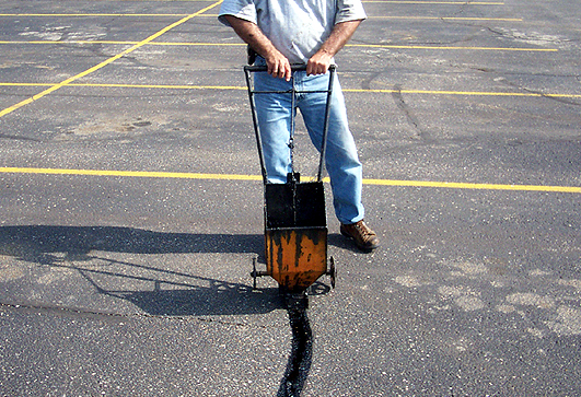 Rockford Parking Lot Sealcoating and Crack Filling Contractor