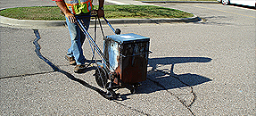 Rockford Asphalt Crackfilling Company, Asphalt Crackfilling, Blacktop Crackfilling